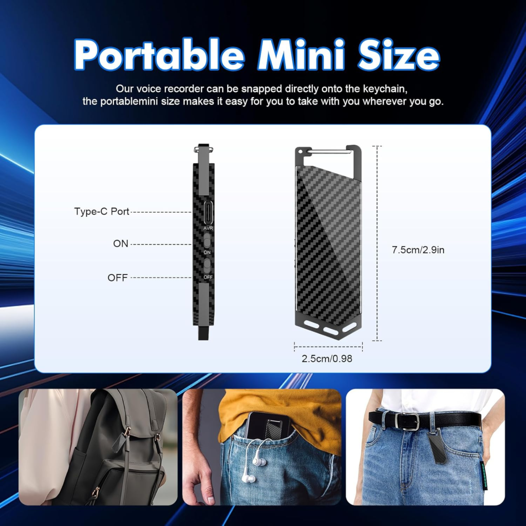 مسجل صوت رقمي JUSTSTONE 64GB