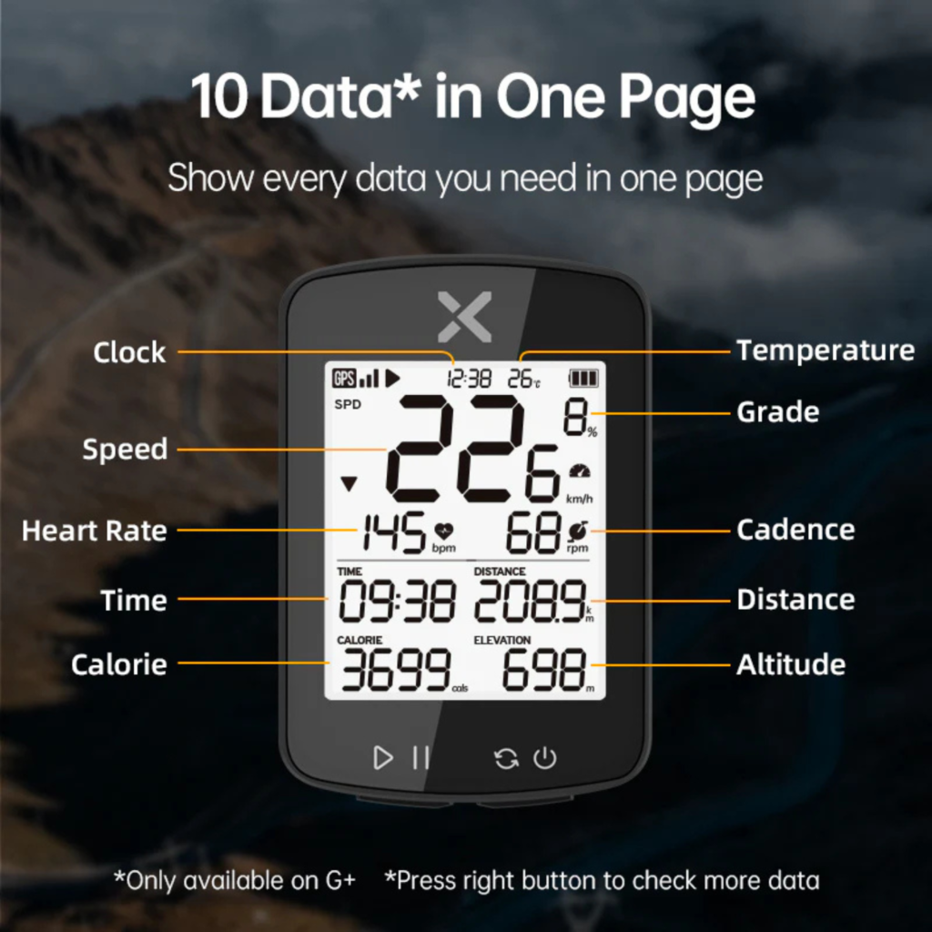 كمبيوتر دراجة XOSS G2