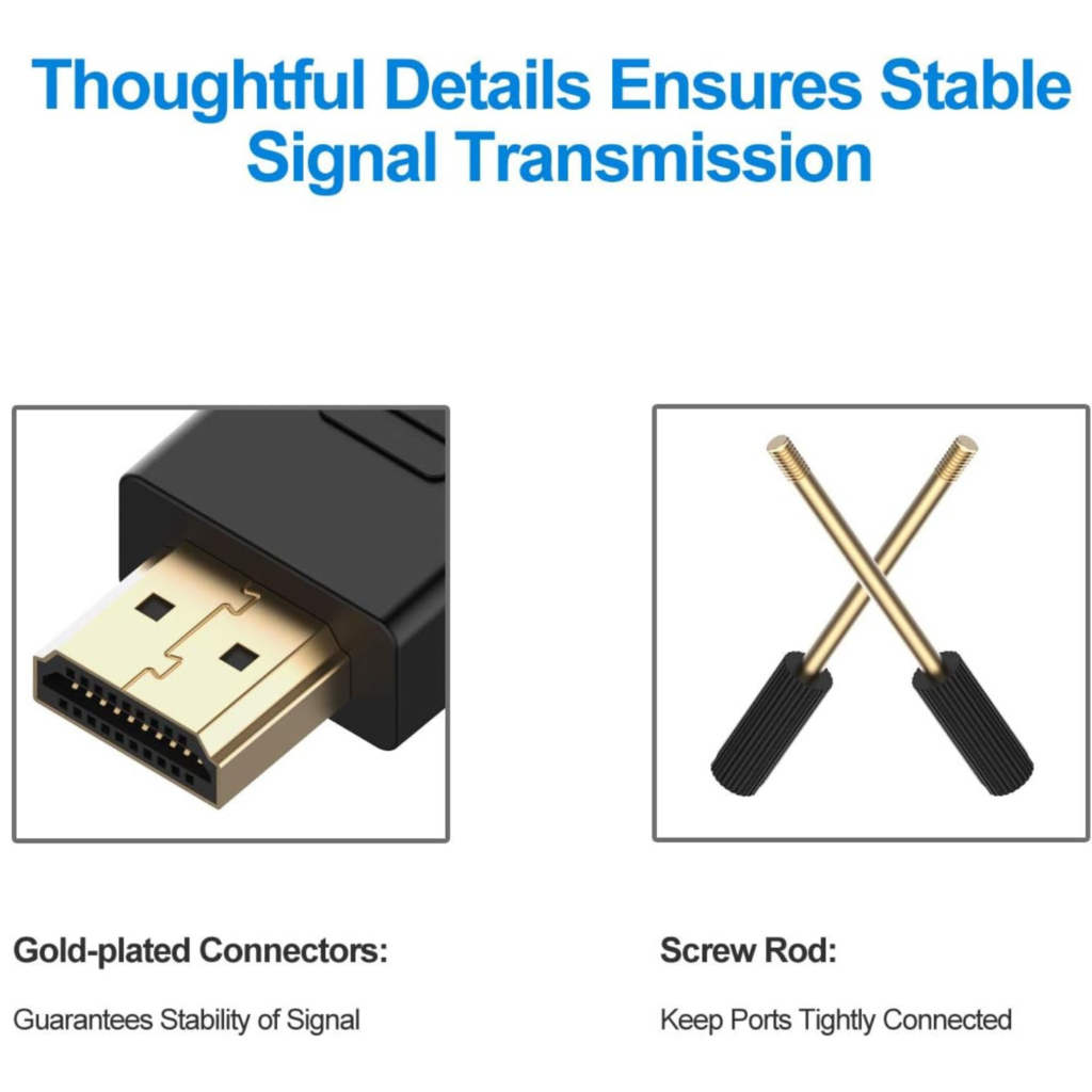كابل HDMI إلى DVI من Rankie – بطول 1.8 متر (ثنائي الاتجاه / High Speed)