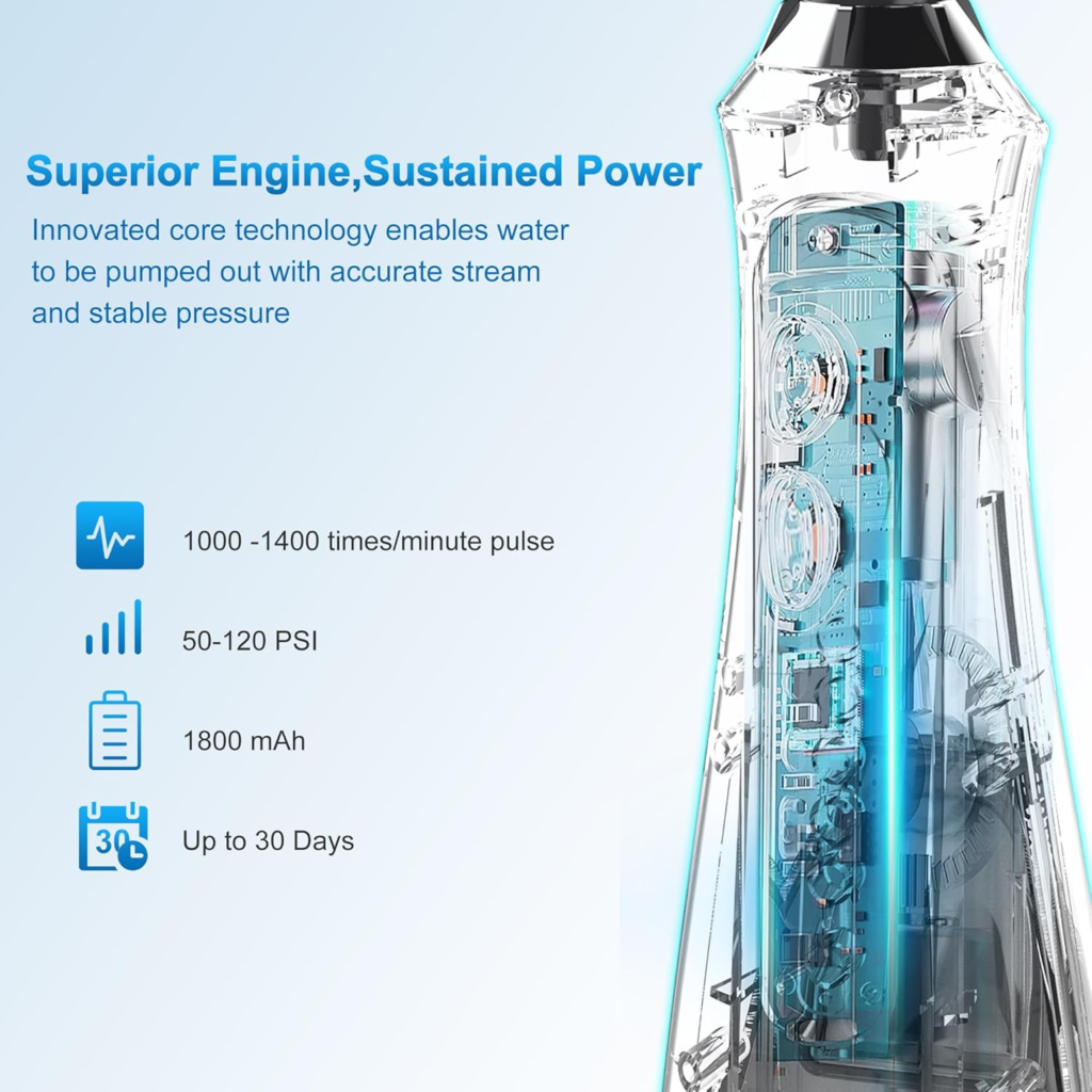 جهاز تنظيف الأسنان بالماء لاسلكي  Sejoy Water Flosser