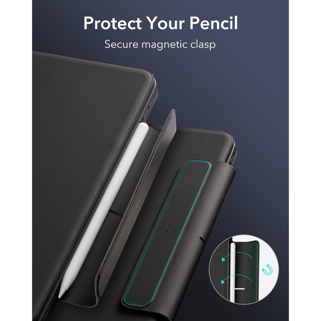 ماجيك كيبورد iPad Pro 13 – ESR لجهاز iPad Pro 13 إنش – Rebound 360 (أسود)