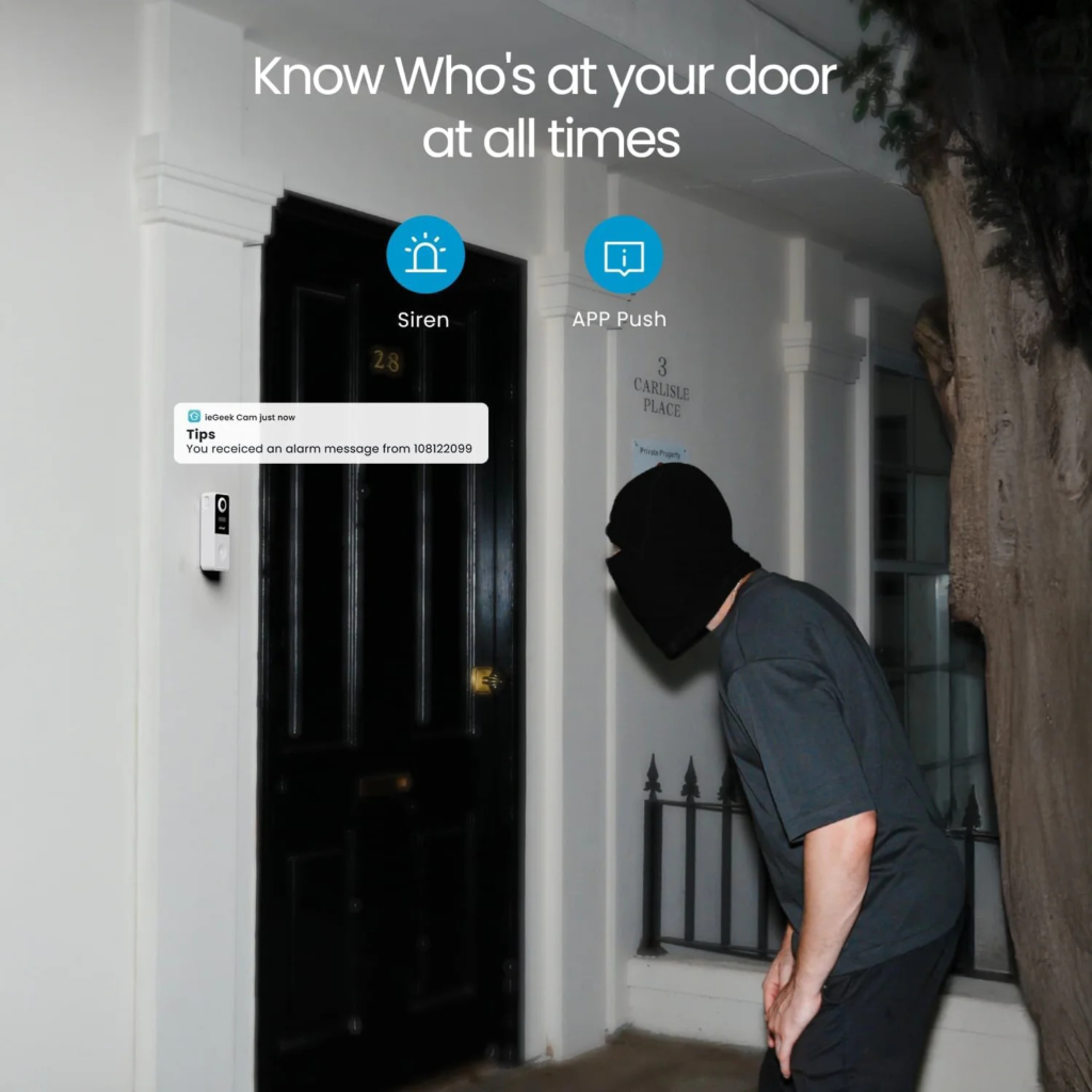 كاميرا جرس  ieGeek Doorbell Camera Bell J10