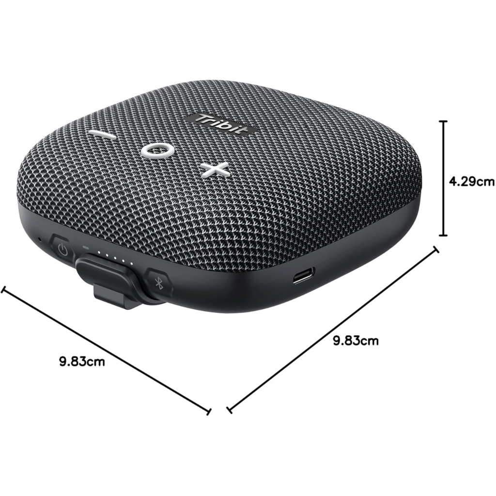 سبيكر Tribit StormBox Micro 2 بلوتوث محمول بصوت قوي وحجم صغير – مثالية للرحلات والمغامرات
