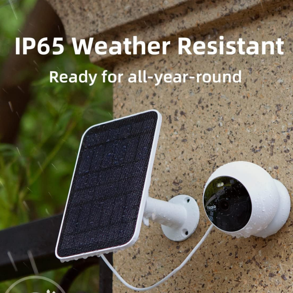 لوح طاقة شمسية لكاميرات المراقبة اللاسلكية Noorio 3W Solar Panel