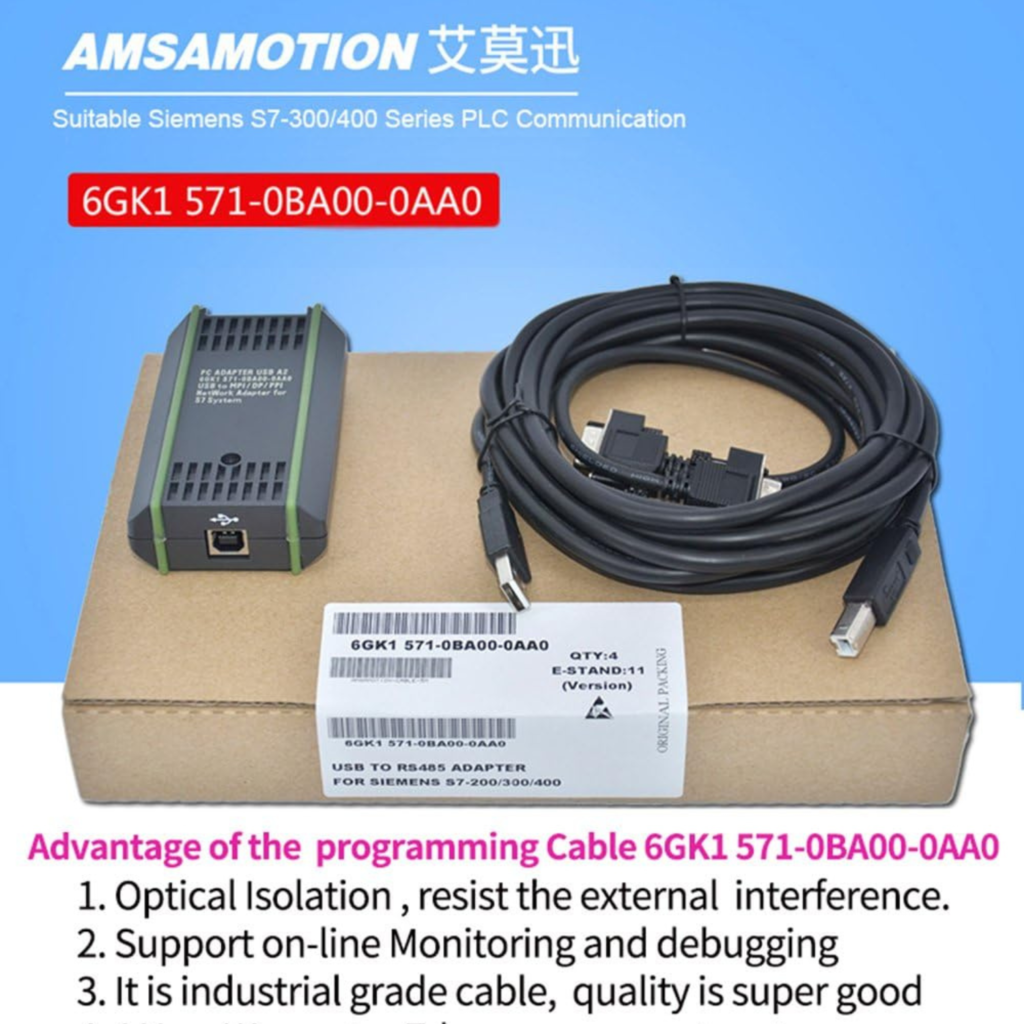 كيبل برمجة PLC – USB إلى  MPI متوافق مع  Siemens S7-200 / S7-300 / S7-400