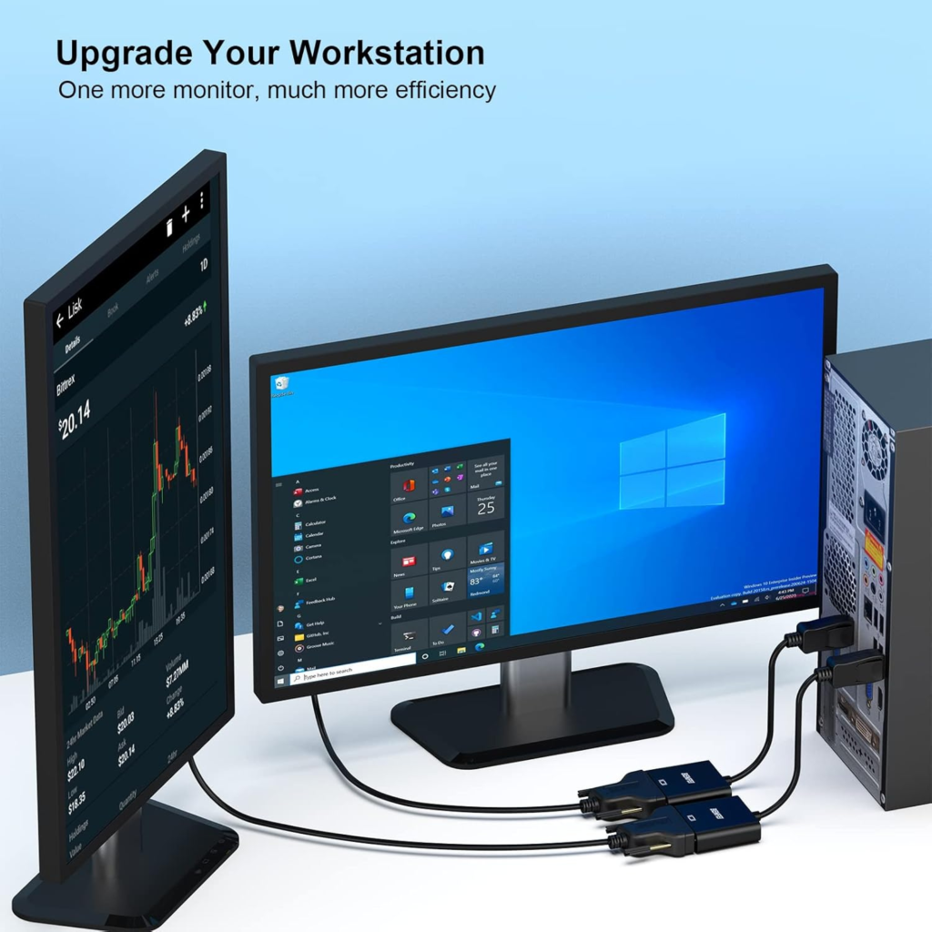 محول DisplayPort إلى DVI