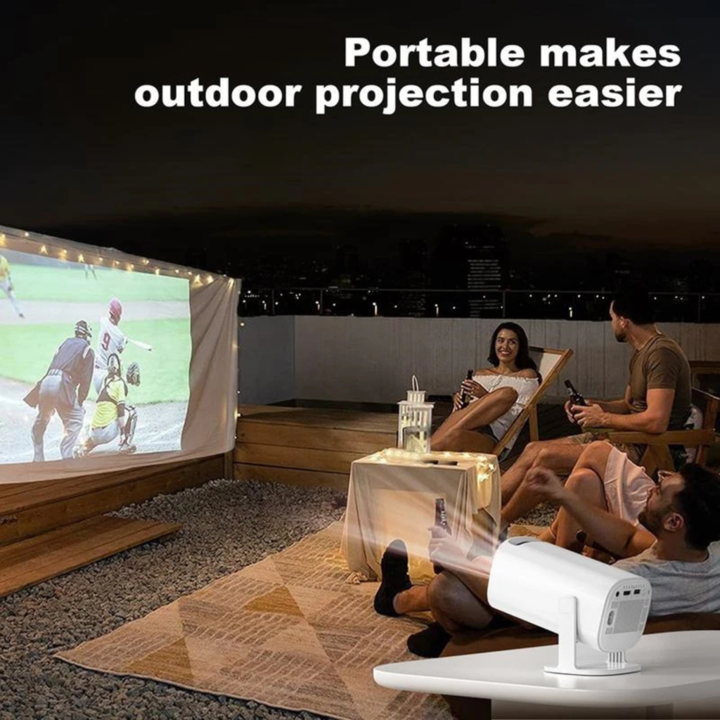 بروجيكتر Mini Home Projector P30Pro بنظام  Android 14 عرض حتى 100 بوصة | WiFi 6 مزدوج | Bluetooth 5.4 | تصميم مدمج