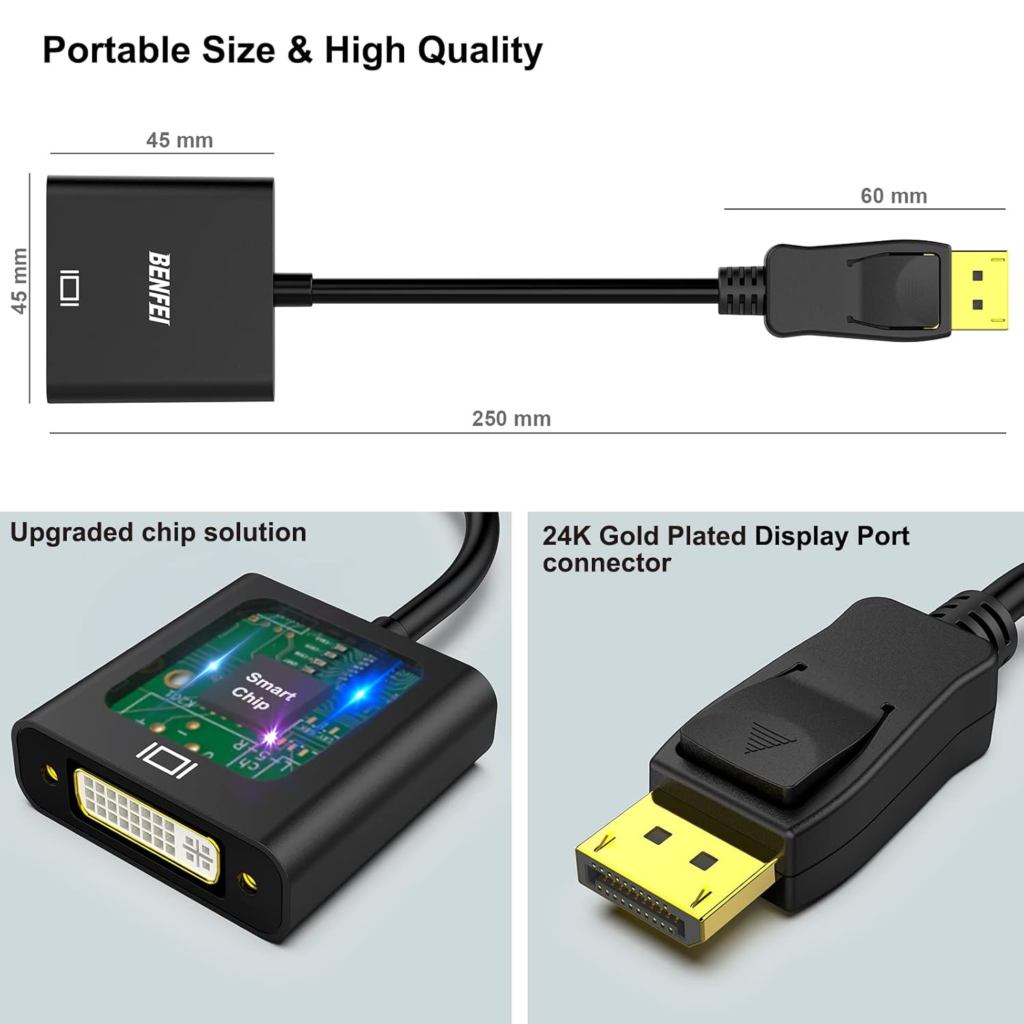 محول DisplayPort إلى DVI